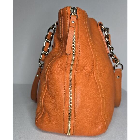 Kate Spade Andee Cobble Hill Satchel Pebble Leather Orange - Picture 5 of 12